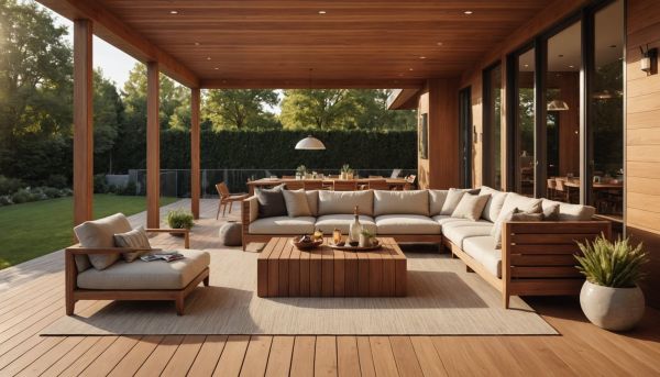 Réussir votre aménagement extérieur avec la terrasse en bois de chez Perenza