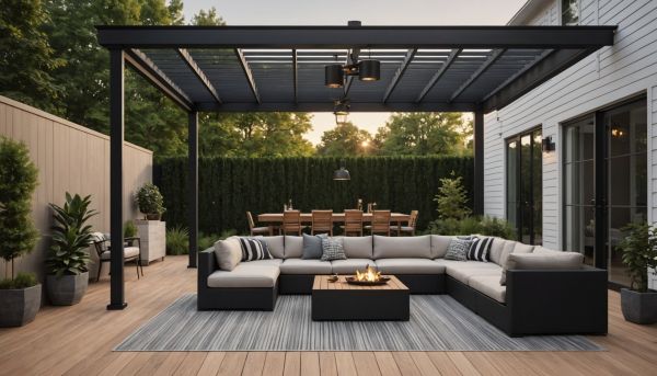 Transformez votre extérieur avec une pergola moderne et chic