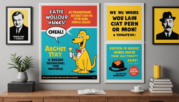 Des posters et affiches humoristiques pour égayer votre intérieur
